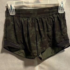 lululemon athletica Black Camo Shorts
